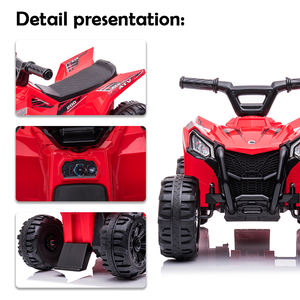 Mini 4-Rad Elektro-Quad ATV Aufsitz-Spielzeugauto für <span class=keywords><strong>2</strong></span> bis 4 Jahre alte Kinder Batteriebetrieben Kunststoffräder <span class=keywords><strong>2</strong></span>,4G Fernbedienung Unisex - Product Image 4
