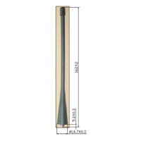 Antenne radio en caoutchouc de remplacement GP88 DP1000 GP340, onde 1/4 UHF 400-470 MHz, pour talkie-walkie