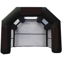 Tente de practise de golf gonflable d'extérieur, 1 kit, cage de frappe pour golfeur