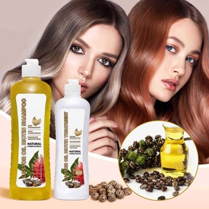 Dầu gội dầu thầu dầu tự nhiên và Bộ điều hòa: nuôi dưỡng sâu, tăng cường chân tóc, bảo vệ mọi loại tóc - Product Image 1