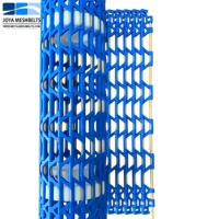 Grille modulaire en plastique POM/PP/PE de qualité alimentaire avec bord intégré pour convoyeur, courroies perforées pour drainage/séchage