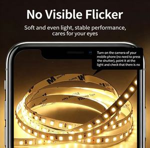 12V 2835 <b>LED</b> Strip Light for Remote-Flexible <b>LED</b> Tape for Dimmable for Home/Party Decoration CRI90 3-Year Warranty OEM/ODM - Product Image 4