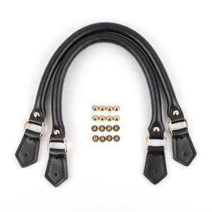 Poignée <span class=keywords><strong>de</strong></span> <span class=keywords><strong>sac</strong></span> en cuir pleine fleur <span class=keywords><strong>avec</strong></span> <span class=keywords><strong>rivets</strong></span> - 40 cm, remplacement <span class=keywords><strong>de</strong></span> poignée <span class=keywords><strong>de</strong></span> <span class=keywords><strong>sac</strong></span> à main DIY pour sacs artisanaux - Product Image 3