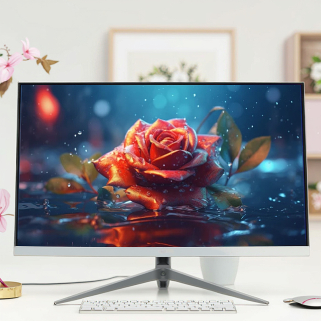 OEM 24-Inch All-in-One Desktop PC for Home Office 1920*1080 Resolution LCD Display 16GB RAM 512GB+1TB SSD High Performance PC