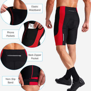 Elastic Waist Performance Bike Racing <b>Shorts</b> <b>with</b> Comfortable <b>Padding</b> Professional Road Bike Moisture Wicking Men <b>Cycling</b> <b>Shorts</b> - Product Image 3