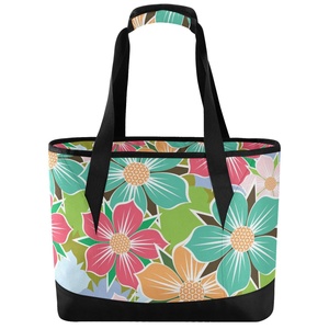 Portable Custom Logo Travel Insulated Ice Cooler Bag Waterproof Picnic Beach Tote Soft Lunch Bag for Outdoor - Product Image 1