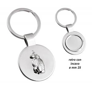 Llavero de Aleación Moderno para Bolsa de Golf, Decoración de Metal Ligero, Llavero con Mosquetón, Llavero con Grabado Láser para Coche, Hogar y Oficina - Product Image 1