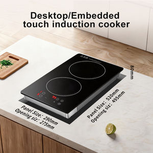 Cocina de Inducción de Doble Quemador, Táctil, Acero Inoxidable, Diseño Impermeable, Instalación Integrada, Potencia de 2000-2999W, 1 Año de Garantía - Product Image 6