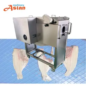 Tự động cá hồi cá trở lại xương loại bỏ máy/cá vược cá fillet Máy cắt/cá filleting máy