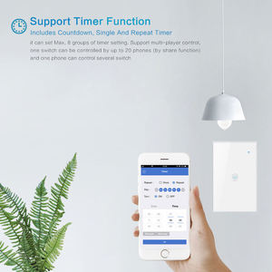 MT-SW-US Matter Smart Touch WiFi Light <b>Switch</b> Alexa Voice Control <b>Remote</b> Control <b>Switch</b> HomeKit SmartThings Homeassistant - Product Image 3