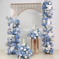 Centres de table de mariage en gros, Nouveautés florales pour mariage, Décorations de table, Centre de table verdoyant, Boule de fleurs artificielles en soie