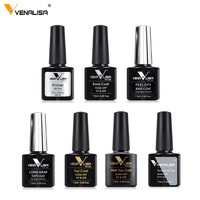 VENALISA 7.5ml & 12ml Gel de finition sans résidu à base de verre trempé, Base Coat Peel-Off, Vernis Gel Mat Basique, Gels de vernis, Primer Acrylique