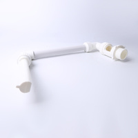 Schwimmbad-Wasserfall-Brunnen-Set PVC-Wassersprüh-Element Poolzubehör für 1,5-Zoll-Gewinde-Rücklaufanschluss