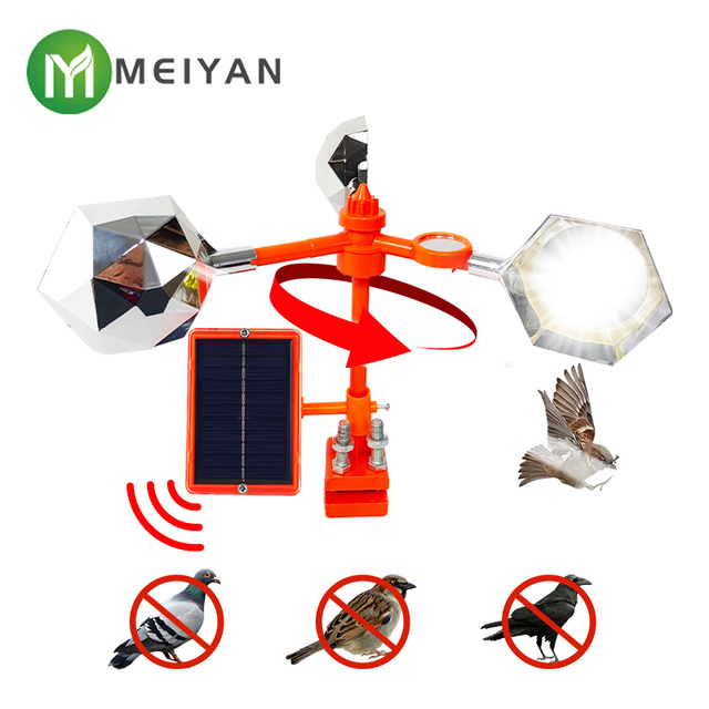 Bird Scare Reflective Device Keep Bird Pigeon Woodpeckers Reflectors Spinning Solid Eco-Friendly Bird Repeller