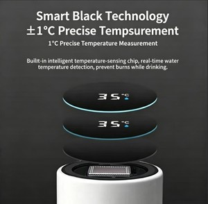Vaso Térmico Inteligente para el Hogar con Pantalla Digital, Vaso de Acero Inoxidable con Pantalla Táctil de Temperatura, Vaso Térmico para Exteriores - Product Image 4