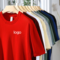 T-shirt unisexe vierge T-shirt promotionnel personnalisé sans marque avec logo t-shirts personnalisés en vrac