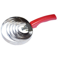 Nouvelle Brosse à Poils pour Bétail, Chevaux, Moutons - Acier Inoxydable à Dents de Scie, Usage Vétérinaire