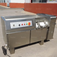 Machine à découper la viande à prix d'usine, nouvelle trancheuse à poulet, machine à couper en cubes la viande congelée ou fraîche (poulet, porc, bœuf, poisson) en acier inoxydable 304