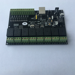 รีเลย์เครือข่าย8ช่องสวิตช์ควบคุมอีเธอร์เน็ต tcp/ip รีเลย์ Modbus TCP kingview PLC M105 - Product Image 2