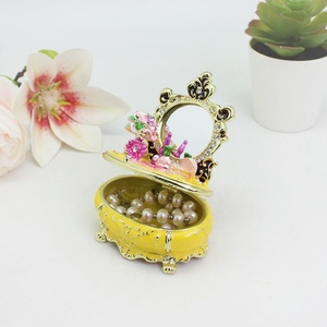 SHINNYGIFTS Petite Fée Commode Boîtes À Bijoux Charnière Bibelot Boîte Émaillage Filles Commode Figurines À Collectionner pour Femmes - Product Image 6