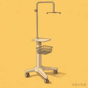 ジアチ ポータブル金属製輸液ポンプ プッシュ式生理食塩液ラック＆静脈ロッド 病院用 クラスI医療機器 - Product Image 3