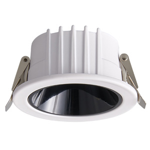 Downlight LED Empotrable de Aluminio Negro, 4100K Blanco Neutro, CA 220V, Iluminación Interior Comercial, 50000 Horas de Vida Útil, CRI 90 - Product Image 1