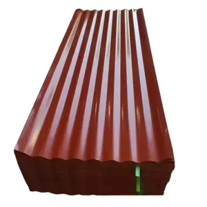 Colorbond钢红酒彩色镀锌波纹钢板卷屋顶板价格彩色涂层波纹屋顶板