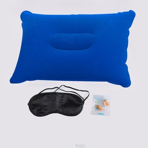 Self-Inflatable Outdoor Suede Camping <strong>Pillow</strong> Comfortable Portable PVC Travel Neck <strong>Pillow</strong> - Product Image 4