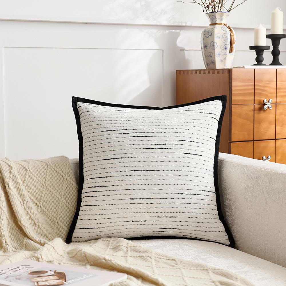 Meteor blanc avec velours hollandais noir pur