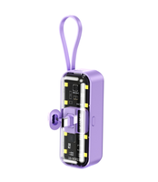 Mini batterie externe 5000 mAh, générateur solaire 10 W, blanc, produit électronique tendance, prise UK, haute capacité, recharge en extérieur, USA