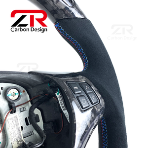 Volante LED RPM de Fibra de Carbono Forjado para <span class=keywords><strong>BMW</strong></span> E90 <span class=keywords><strong>E91</strong></span> E92 E93 M3 328i 330i <span class=keywords><strong>335d</strong></span> 135i E81 E82 E87 E88 E70 2003-2012 - Product Image 2