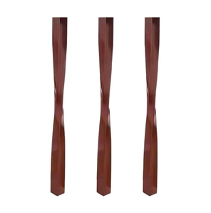 Wholesale EFS Wood Spindle Parts Poplar White <b>Primed</b> Baluster Stair Parts Bacony Staircase balustrades - Product Image 1