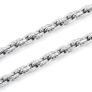 Stainless Steel Intricate Backbone <b>Chain</b> | Fade-Resistant Waterproof Hypoallergenic <b>Rope</b> <b>Chain</b> for Men's DIY Jewelry by Meter - Product Image 1