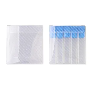 Longue boîte d'emballage extérieure carrée en PVC, boîte d'emballage extérieure transparente