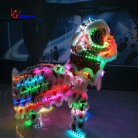 Futur Chinois Wushu Nouvel An Style Lion Dragon Flash Dance Costume Chinois Folklorique Lion Danse Vêtements