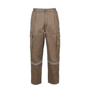 Combinaison <span class=keywords><strong>de</strong></span> travail <span class=keywords><strong>de</strong></span> sécurité industrielle ANSI NFPA2112, kaki, multi-poches, veste FR, pantalon cargo, <span class=keywords><strong>tenue</strong></span> avec bande réfléchissante - Product Image 4
