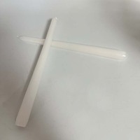 Lot de 12 bougies coniques hautes - 10 pouces, blanches, sans gouttes, non parfumées - Cire de paraffine avec mèches en coton - Durée de combustion de 8 heures