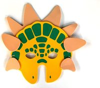 12 pièces léger Eva mousse dinosaure masque créatif enfant fête & Cosplay drôle masques joyeux pour les enfants