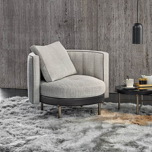 Sillón Minimalista Italiano, Sillón Puff de Estructura Suave, Muebles para Sala de Estar, Sillón Club, Sillón con Brazos - Product Image 2