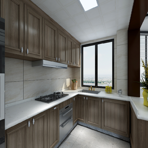 Mobili da <span class=keywords><strong>Cucina</strong></span> in Legno Massello Ecologici Personalizzati, Cerniere Moderne, <span class=keywords><strong>Dimensioni</strong></span> su Misura, Installazione Professionale, Layout Personalizzati - Product Image 1