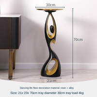 Grande table basse moderne et luxueuse en résine Décorations pour la maison en corde pour le salon Pendaison de crémaillère Nouveau modèle de cadeau pour la maison