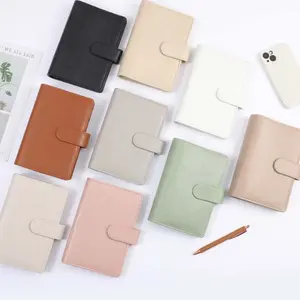 Hongbo Best Selling Office School Stationery Lizard Leather A6 6 Ring Budget Binder Wallet as Organizer Agenda Planner Cover