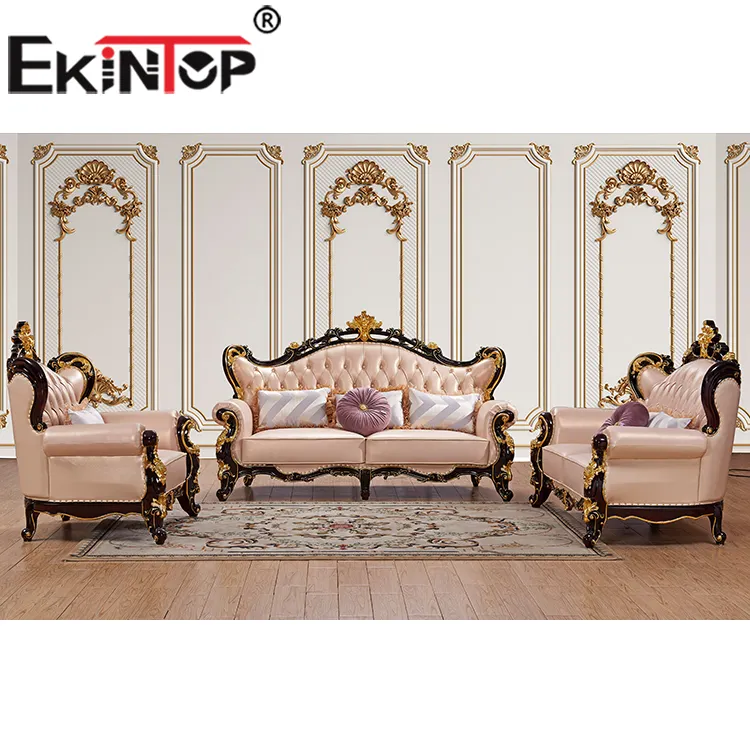 Ekintop Nieuwe Ontwerp Hot Koop Sofa Set Woonkamer Meubels Luxe