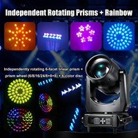 Projecteur à tête mobile 380W 17R Prism King Sharpy Beam, super lumineux, 14 couleurs, Gobo DMX512 pour DJ, fêtes, mariages, concerts, éclairage de scène