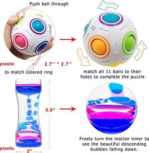 50PCS <b>Mini</b> Silicone Plastic Fidget Keychain Bulk Pack Sensory Fidget Toys Stress Relief Kids Classroom Goodie Bag Party Favors - Product Image 3