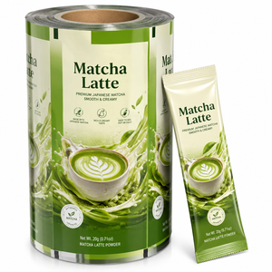 <span class=keywords><strong>Film</strong></span> d'emballage laminé haute barrière de qualité alimentaire imprimé sur mesure pour sachets individuels de poudre de milkshake à la <span class=keywords><strong>fraise</strong></span> - Product Image 2