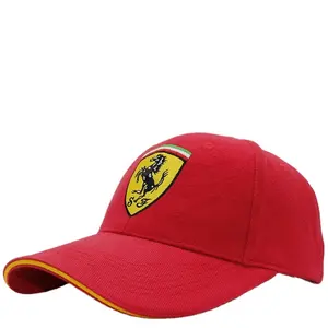 Китай красная Кепка индивидуальная Вышивка Логотип Бейсбольная кепка оптом унисекс шляпы