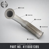 Tuyau d'échappement pour camion minier LGMG MT86 MT86H, tuyau flexible ondulé supérieur, pièces de rechange, Chine