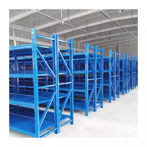 Estanterías de Almacenamiento Industriales Bien Diseñadas con Recubrimiento en Polvo, Estanterías Apilables para Carga y Almacenamiento - Product Image 6