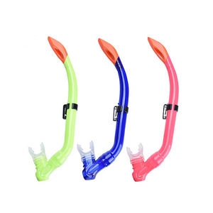 Dongguan ท่อหายใจซิลิโคนสำหรับดำน้ำตื้นสำหรับเด็กกึ่งแห้ง - Product Image 1